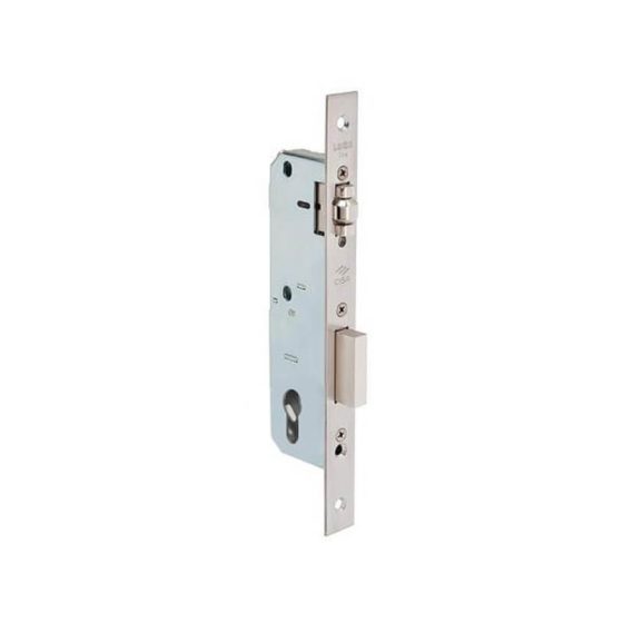 Κλειδαριά ασφαλείας με μπίλια 25mm για πόρτες αλουμινίου & μεταλλικές CISA locking line-ΝΙΚΕΛ
