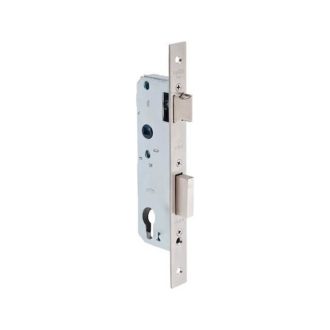 Κλειδαριά ασφαλείας 20mm για πόρτες αλουμινίου & μεταλλικές CISA locking line-ΝΙΚΕΛ