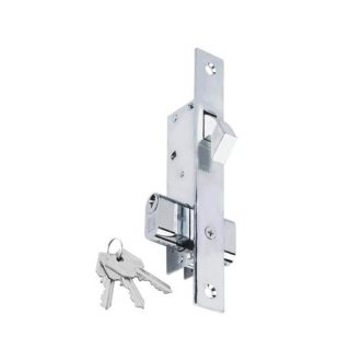 Κλειδαριά γάντζου για συρόμενες πόρτες 16mm με κύλινδρο οβάλ DOMUS-ΝΙΚΕΛ