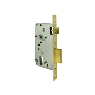 Κλειδαριά ασφαλείας ξυλόπορτας 45mm CISA Locking Line-ΧΡΥΣΗ
