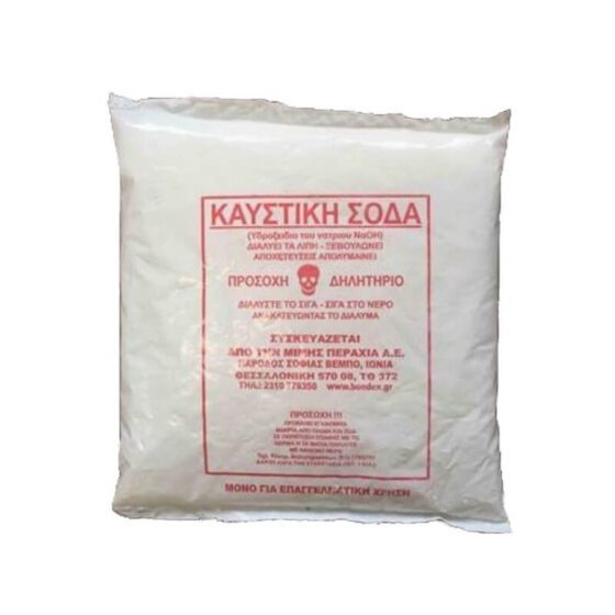 Καυστική σόδα-ποτάσα (Υδροξείδιο του νατρίου NaOH) 1kg
