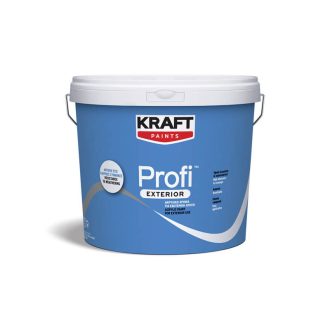 Επαγγελματικό ακρυλικό χρώμα εξωτερικών επιφανειών 9L KRAFT Profi Exterior