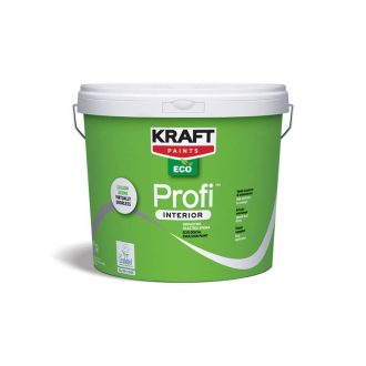 Επαγγελματικό οικολογικό χρώμα εσωτερικών επιφανειών 3L KRAFT Profi Interior Eco
