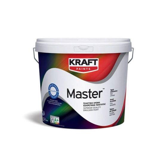 Πλαστικό χρώμα εσωτερικών επιφανειών υψηλής ποιότητας 3L KRAFT Master