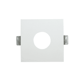 Σποτ Νο619 Τετραγωνο Στρογγυλο Λευκο Αλουμινιου 88X88