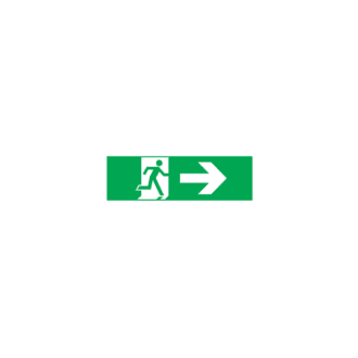 Arrow Right Sticker For Exit/Emergency Lighting