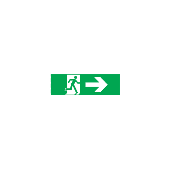 Arrow Right Sticker For Exit/Emergency Lighting