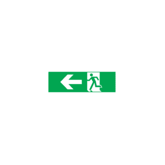 Arrow Left Sticker For Exit/Emergency Lighting