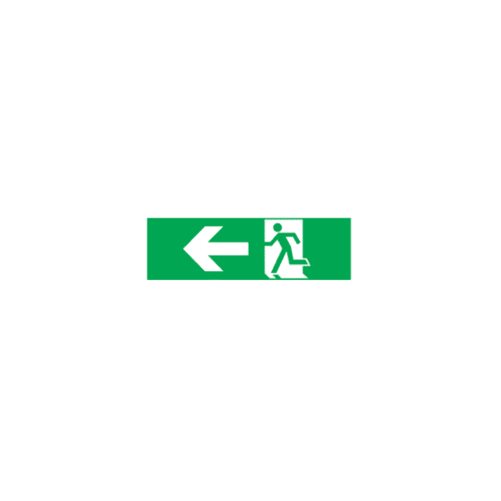 Arrow Left Sticker For Exit/Emergency Lighting