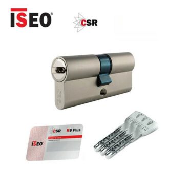 Κύλινδρος υψηλής ασφαλείας θωρακισμένης πόρτας διπλής λειτουργίας 100mm(30-70) 5 κλειδιά ISEO CSR R90