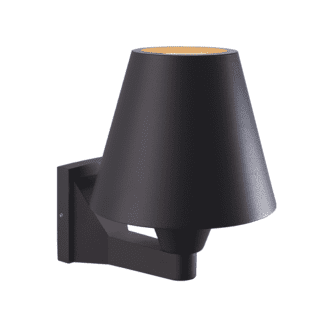 E27 Wall Luminaire 230V Ac Dark Grey Ip65 Max.15W Led Lamp
