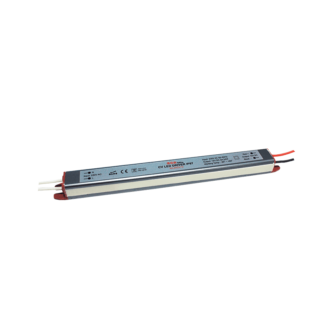 Linear Metal Cv Led Driver 24W 230V Ac-12V Dc 2A Ip67 With Cables